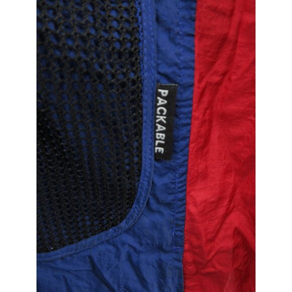 VINTAGE Columbia Jacket Medium Windbreaker Colorblock 90s Packable * - Picture 4 of 15